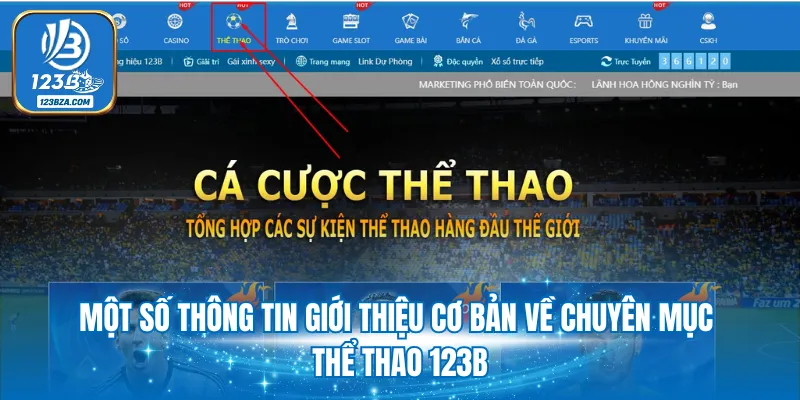 Một số thông tin giới thiệu cơ bản về chuyên mục thể thao 123B